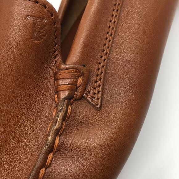 Tod’s Brown Leather Driving Mocassin Driving Loafers Sz EU 36 US 6. *Flawed* - Picture 9 of 17